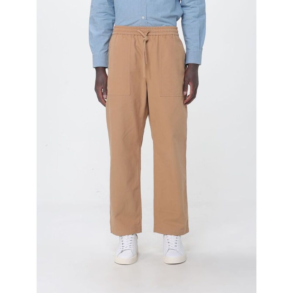 Maison Kitsune Men Maison Kitsune Cotton Trousers With Drawstring